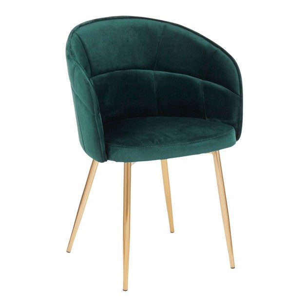 Lindsey Contemporary Chair Green Lumisource