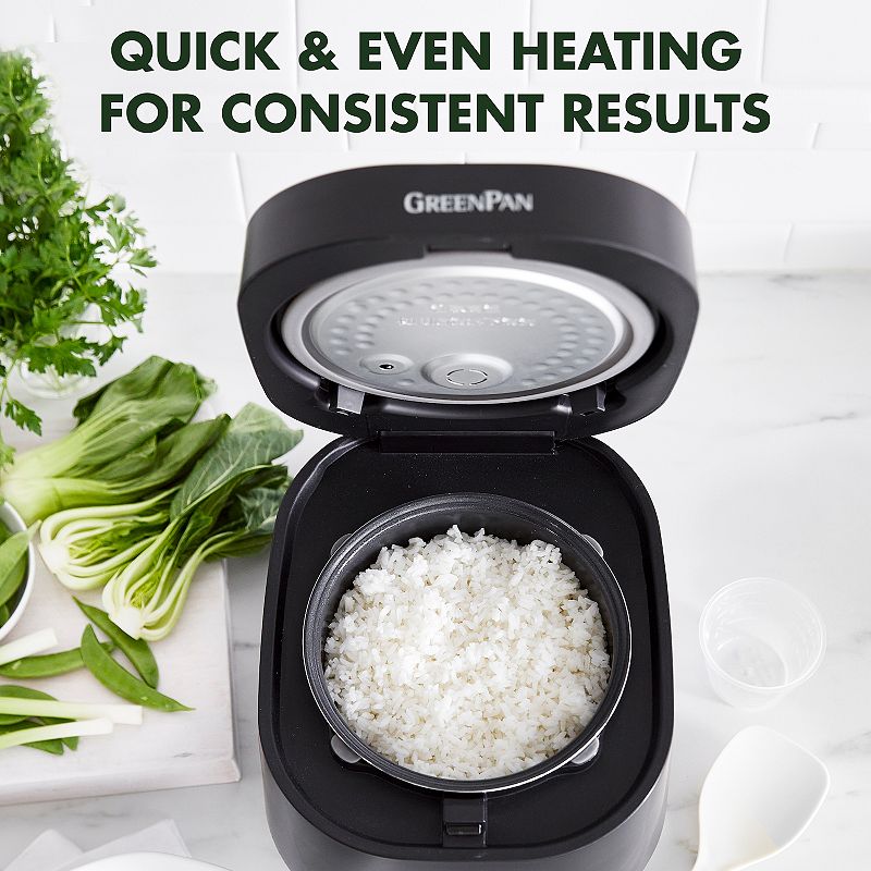 GreenPan Electrics PFAS-Free Nonstick Ceramic 8-Cup Rice and Grains Cooker