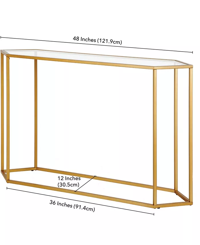 Hudson and Canal Beck Accent Table 48 x 12