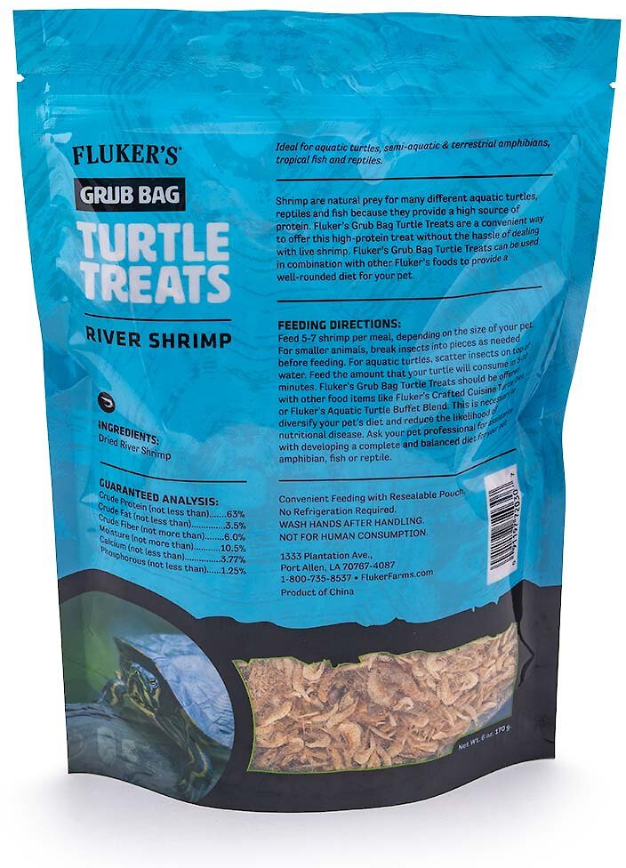 Fluker's Grub Bag Turtle Treats - River Shrimp