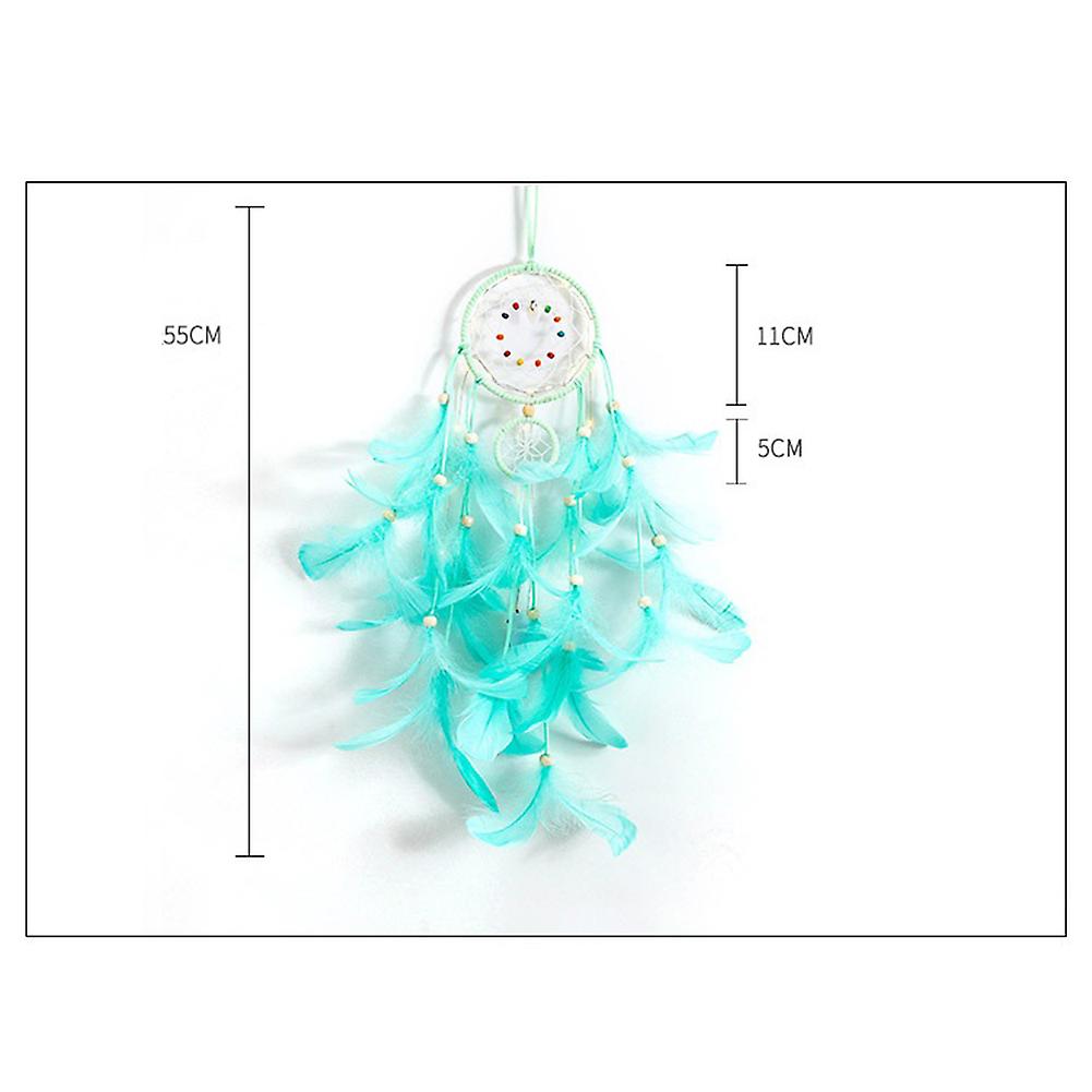 Car Feather Dream Catcher Pendant Home Decorations Cute Creative Gifts Art Wall Hanging Decoration For Bedroom Office Children's Room Outdoor Garden G