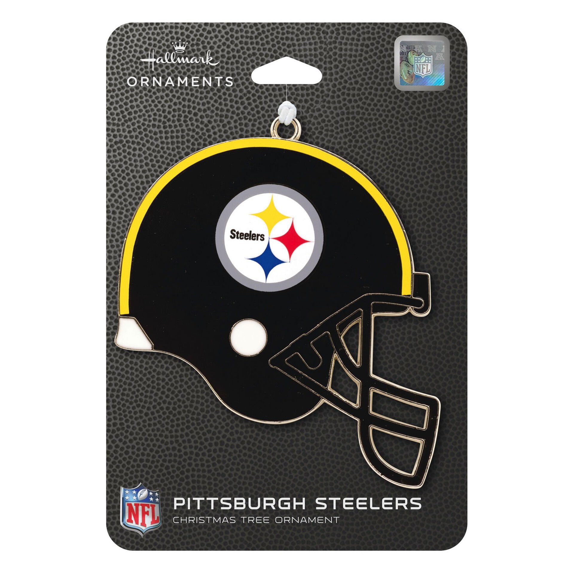 Hallmark  NFL Pittsburgh Steelers Football Helmet Metal Hallmark Ornament