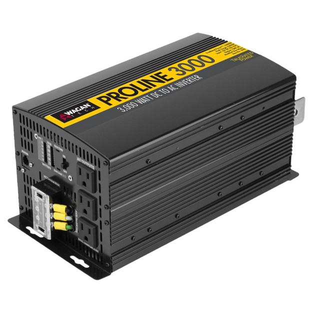 Wagan 3000 Watt Proline Msw Power Inverter Black