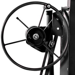 Kahomvis 11 ft. Heavy-Duty Steel Drywall Lift Drywall Panel Hoist in Black with Wheel Base Heng-LKW3-68