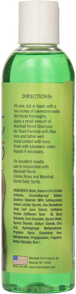 Marshall No Tears Formula with Aloe Vera Shampoo for Ferrets