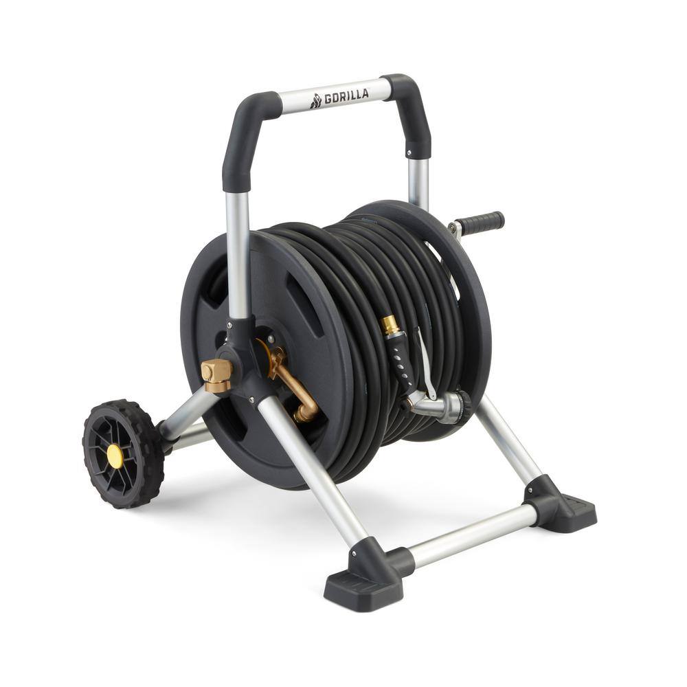 Gorilla 175 ft. Aluminum Zero Rust Mobile Hose Reel GRS-175H