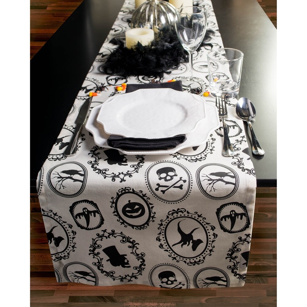 DII Haunted House Table Runner