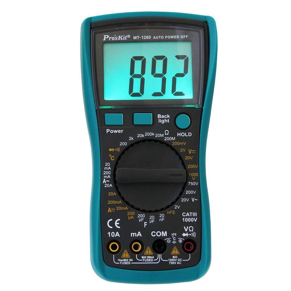 Pro'sKit Digital Multimeter MT-1280