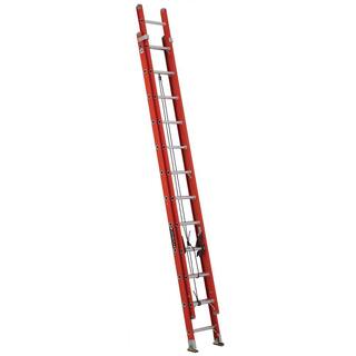 Louisville Ladder 24 ft. Fiberglass Extension Ladder with 300 lbs. Load Capacity Type IA Duty Rating FE3224