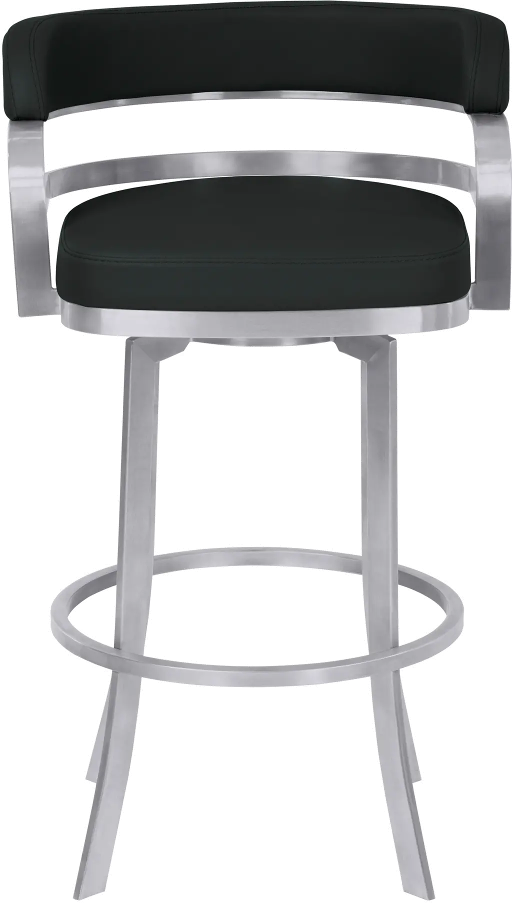 Prinz Black Swivel Counter Height Stool