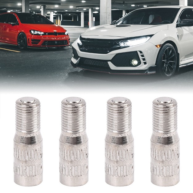 Unique Bargains Metal Tire Wheel Valve Stem Cap Extension Extender For Car Truck Van 27mm 4pcs