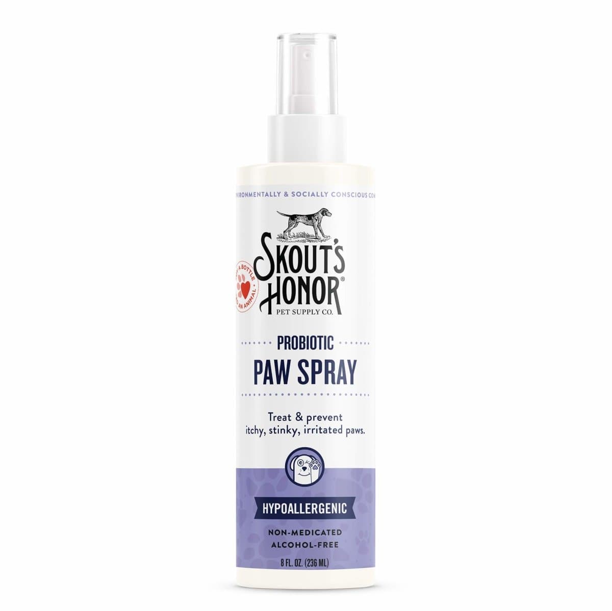 Skout Honor Probiotic Paw Spray for Dogs and Cats 8oz;