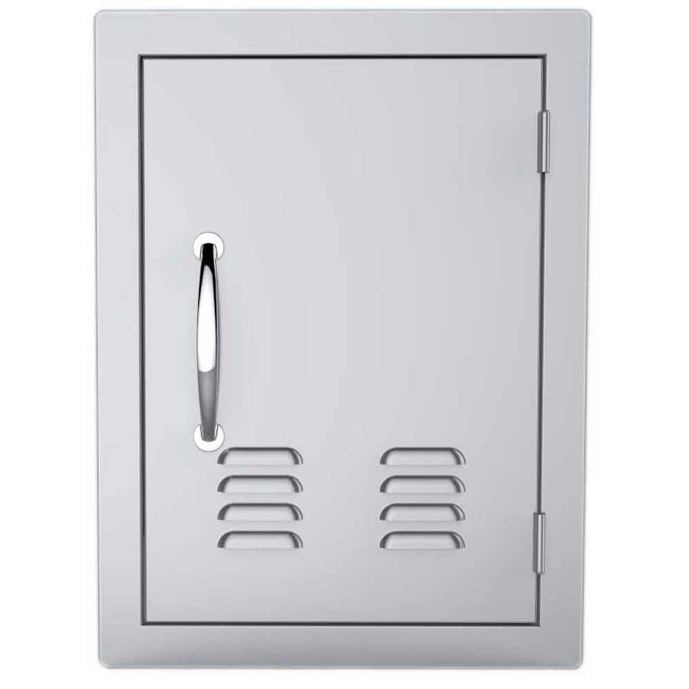 Sunstone Classic Series 14 in. x 20 in. 304 Stainless Steel Vertical Access Door with Vents A-DV1420