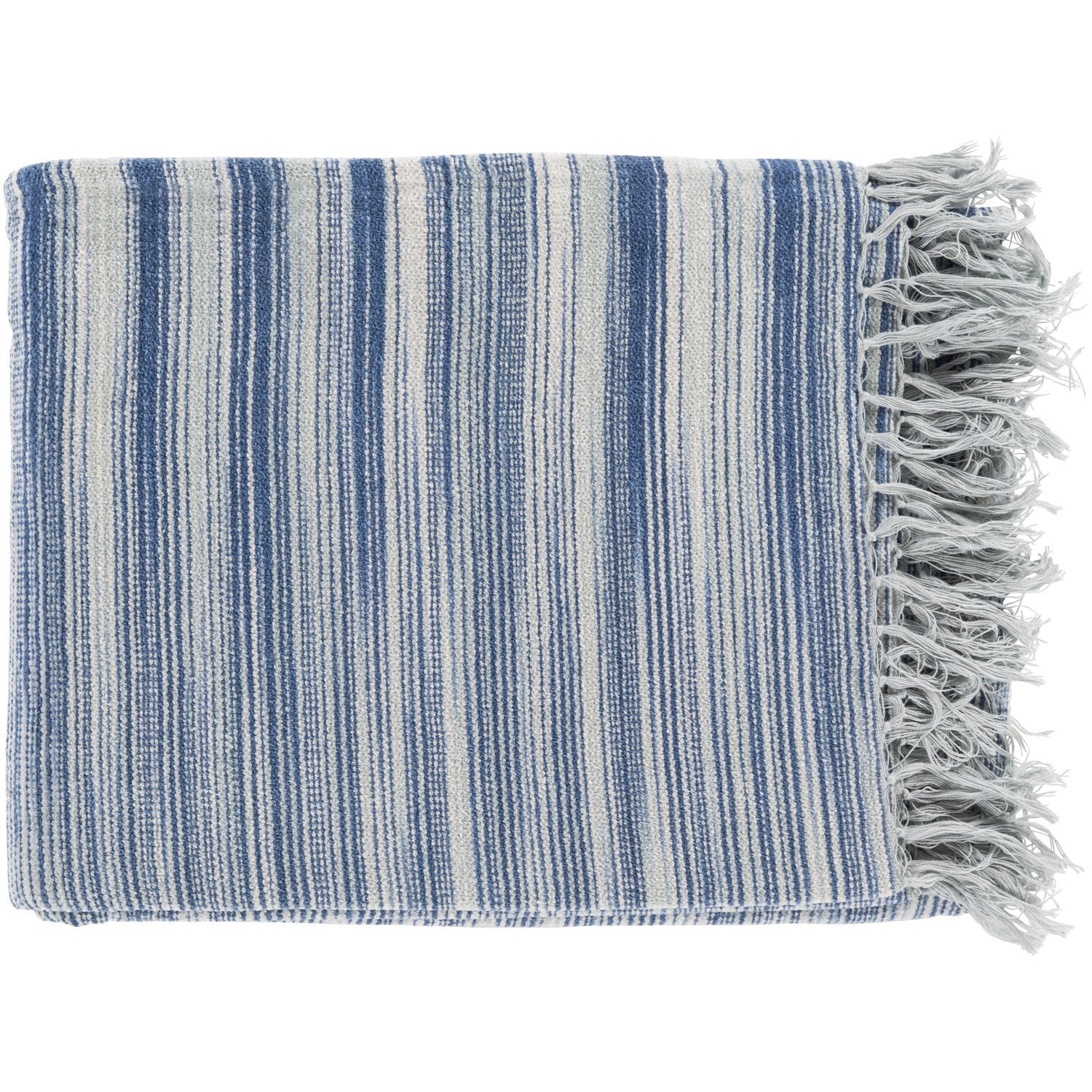 Tanga Throw Blankets in Navy Color