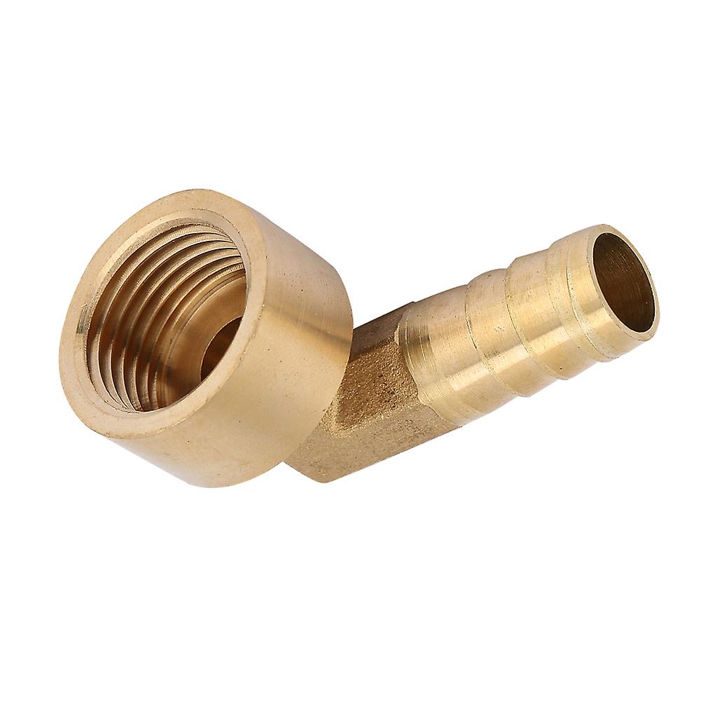 G1/2 Female Thread Brass Elbow Hose Barb Coupling Connector Joint Adapter Fitting(12mm)