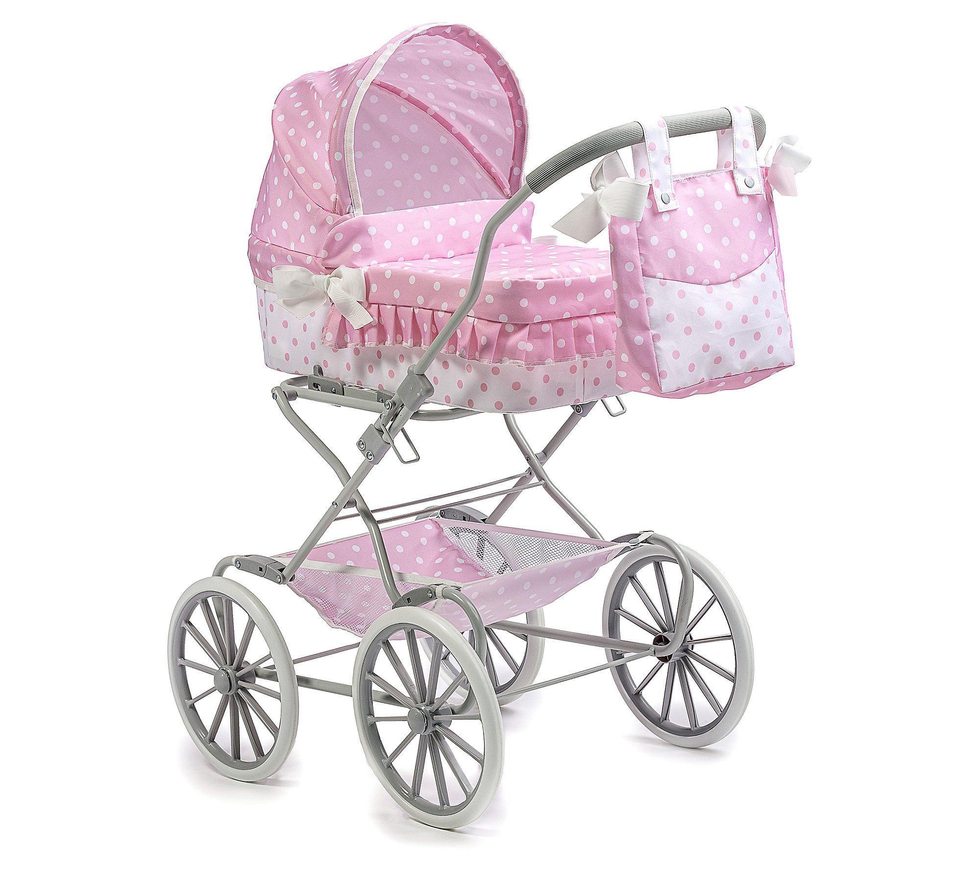 JC Toys Berenguer Boutique Deluxe Royal Baby Doll Pram