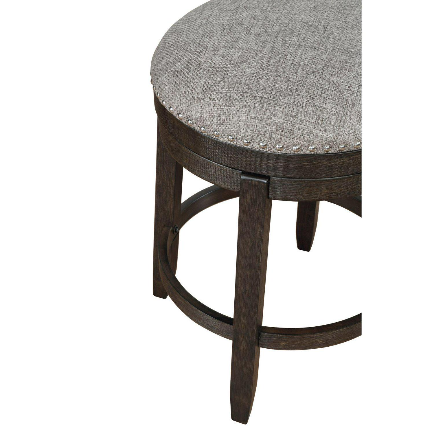 Roundhill Furniture Kessel 255 in Wood Swivel Counter Height Stool 8211 Set of 2  Crowdfused