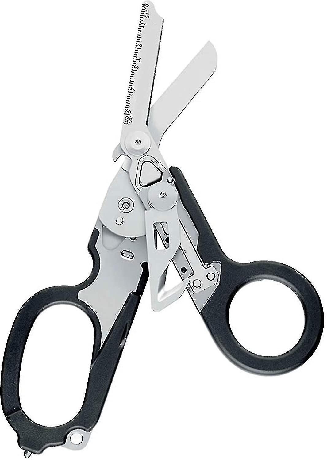 6 In 1 Raptor Response Emergency Shears， Multitool Plier Shears， Tactical Folding Pliers Lh-1