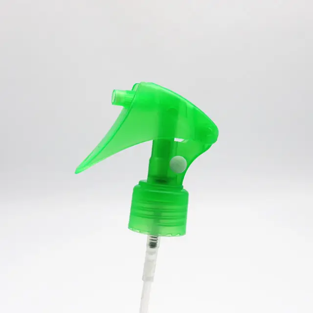 Hot sale custom plastic hand pressure 24/410 high output mini trigger sprayer for garden cleaning