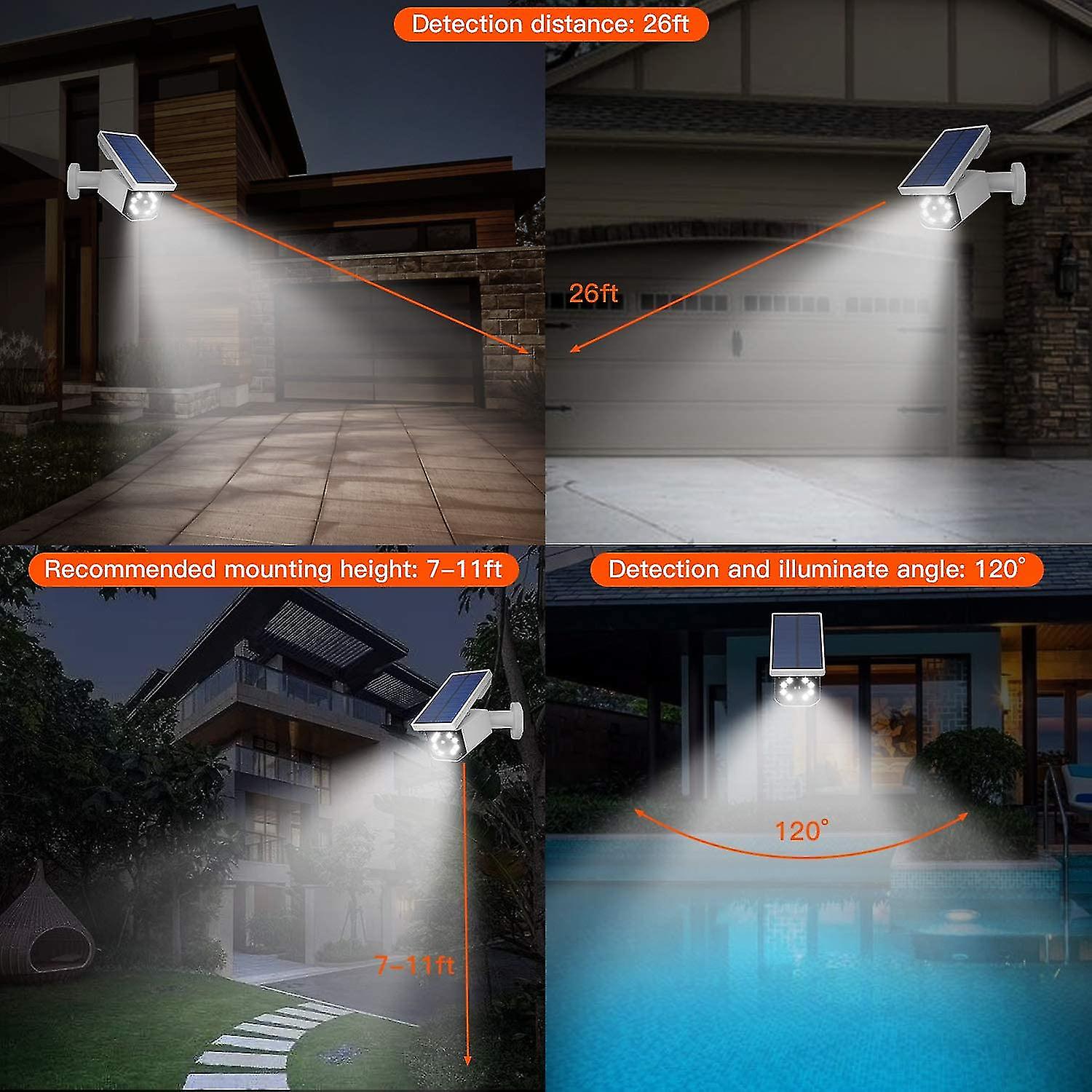 Outdoor Waterproof Ip66 Solar Power Solar Security Camera With Motion Sensor Led Solar Light