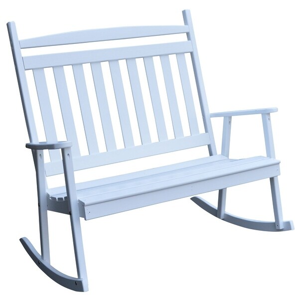 Pine Double Classic Porch Rocker