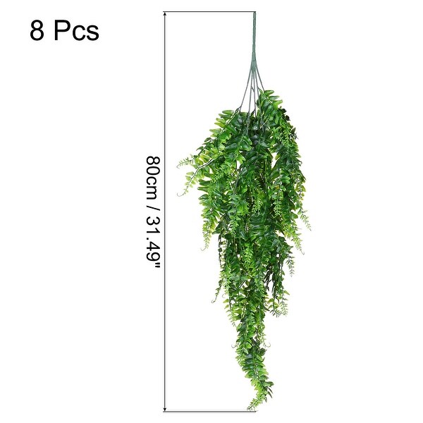 Artificial Hanging Plants Fake Ferns Hanging Vines for Home Wall