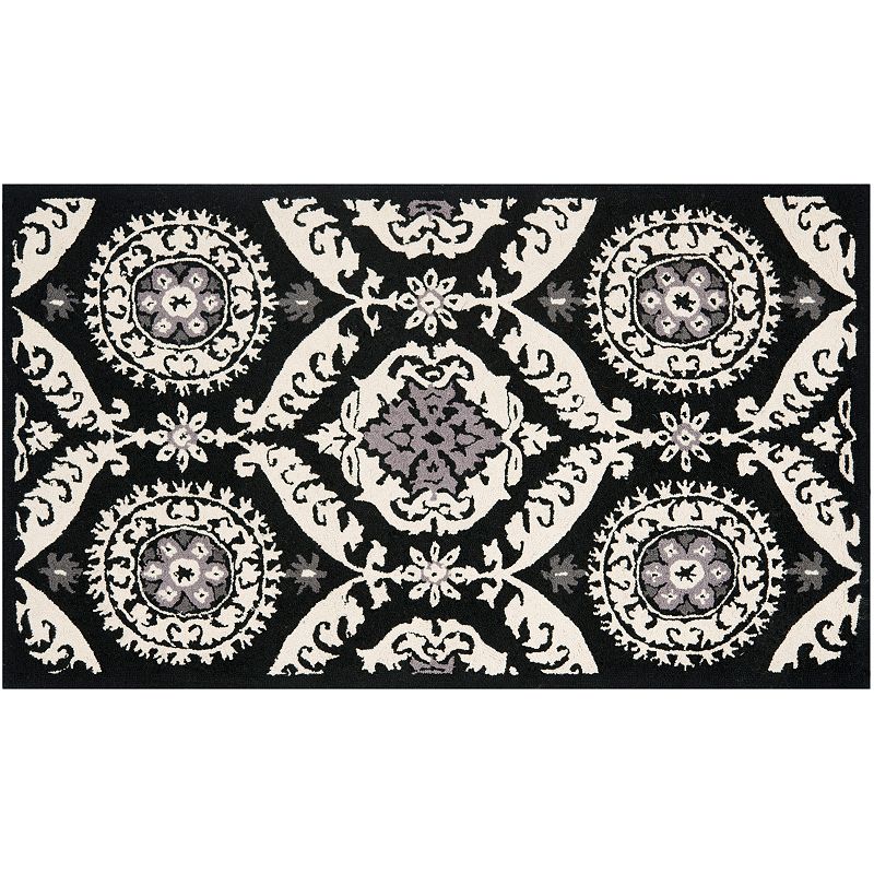 Safavieh Chelsea Abstract Medallion Hand Hooked Wool Rug