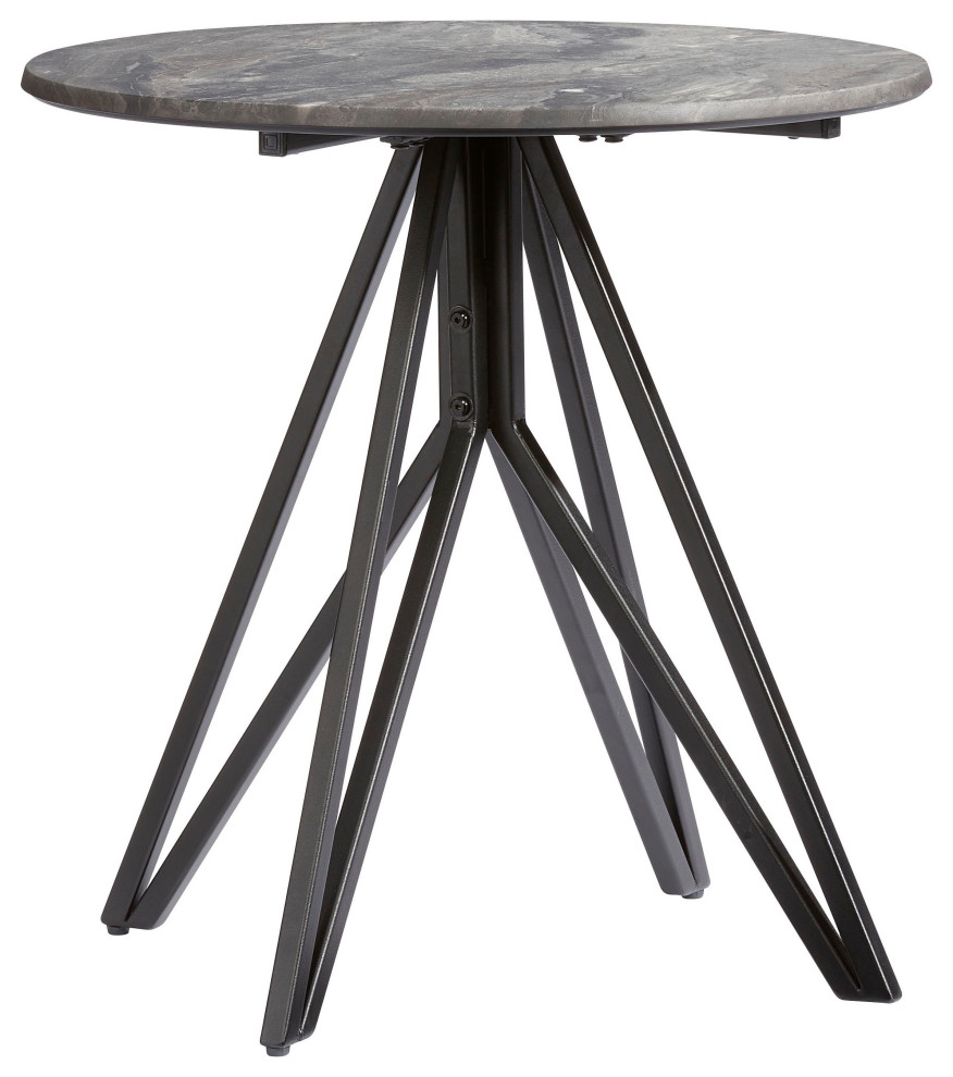 Ember End Table   Industrial   Side Tables And End Tables   by HedgeApple  Houzz