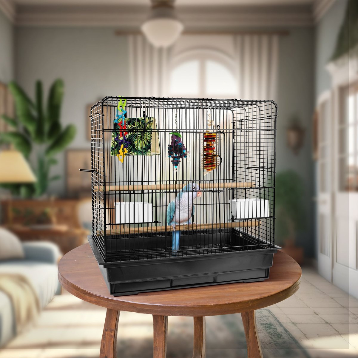 Featherland Paradise 2418S Fun Kit Bird Cage， Black