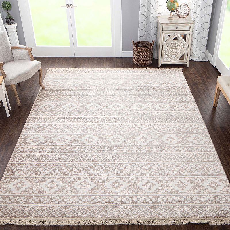 SUPERIOR Genaine Contemporary Geometric Indoor Area Rug