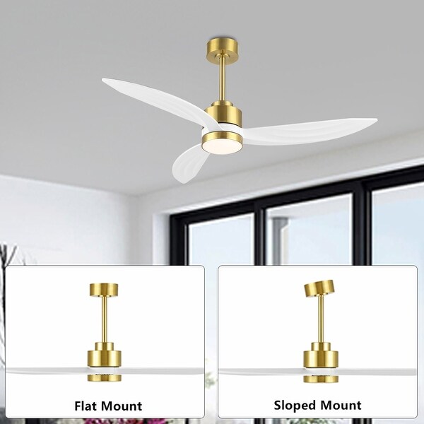 WINGBO 52-inch 3-Blades Indoor Celiing Fan with LED Light and Remote - N/A Shopping - The Best Deals on Ceiling Fans | 41137479