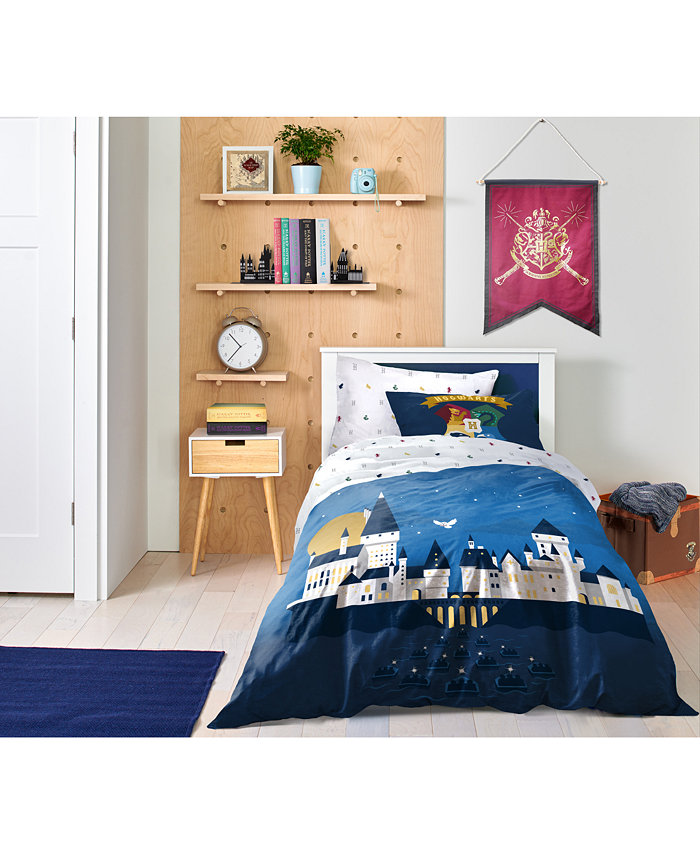 Saturday Park Harry Potter Exploring Hogwarts 100% Organic Cotton Twin Bed Set