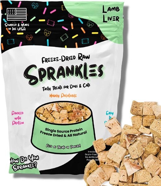 Sprankles Lamb Liver Grain-Free Freeze-Dried Dog Treats