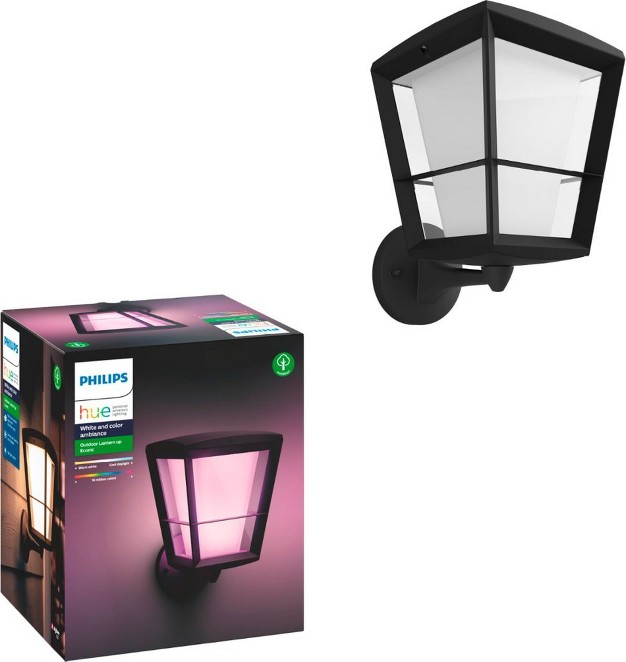 Philips Hue Econic Outdoor White amp Color Wall Lantern