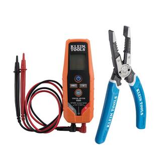 Klein Tools VoltageContinuity Tester and Heavy-Duty Wire Stripper Tool Set M2O41643KIT