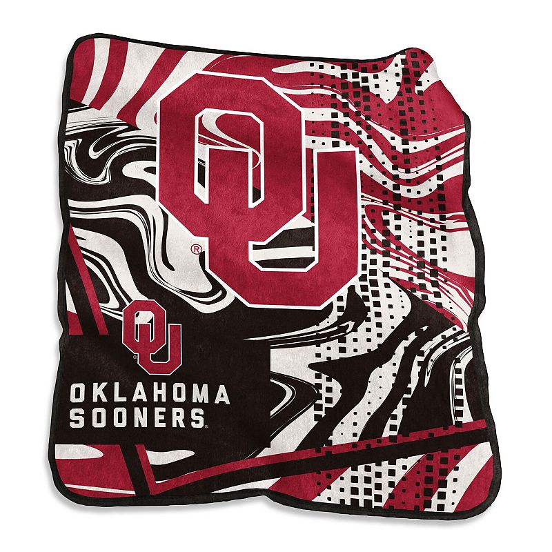 Oklahoma Sooners 50 x 60 Swirl Raschel Throw Blanket