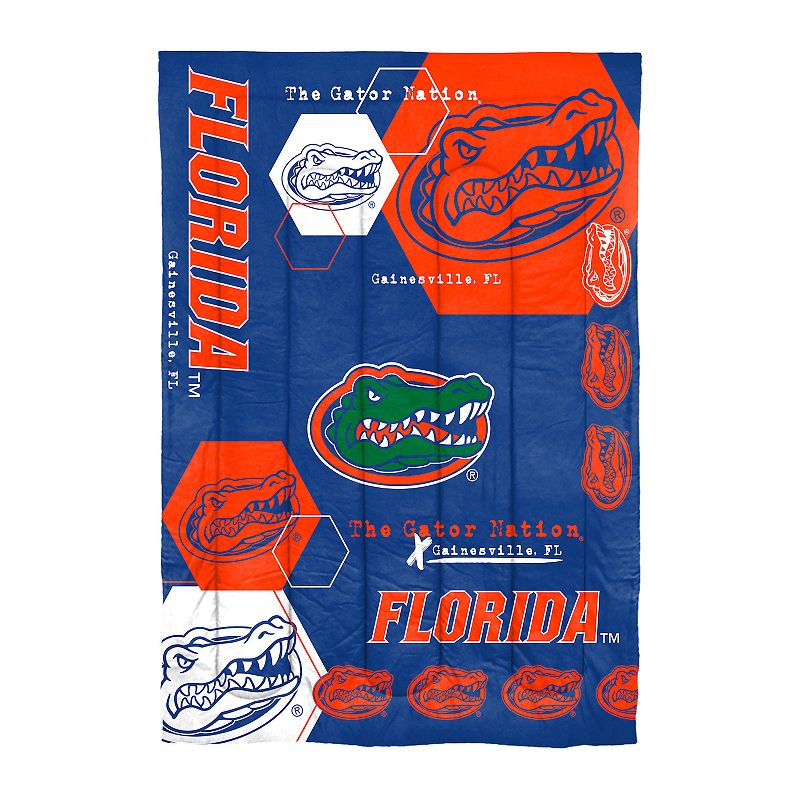 The Northwest Florida Gators Twin Comforter Set with Sham