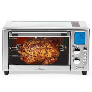 Emeril Lagasse 1500-Watt Stainless Steel Over Air Fryer 360 with Rotisserie EPAF-360