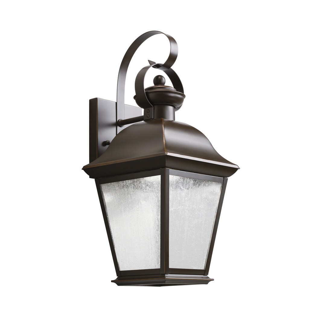 Kichler Lighting Mount Vernon Collection 1-light Olde Bronze Outdoor LED Wall Lantern Shopping - The Best Deals on Outdoor Wall Lanterns | 20139602