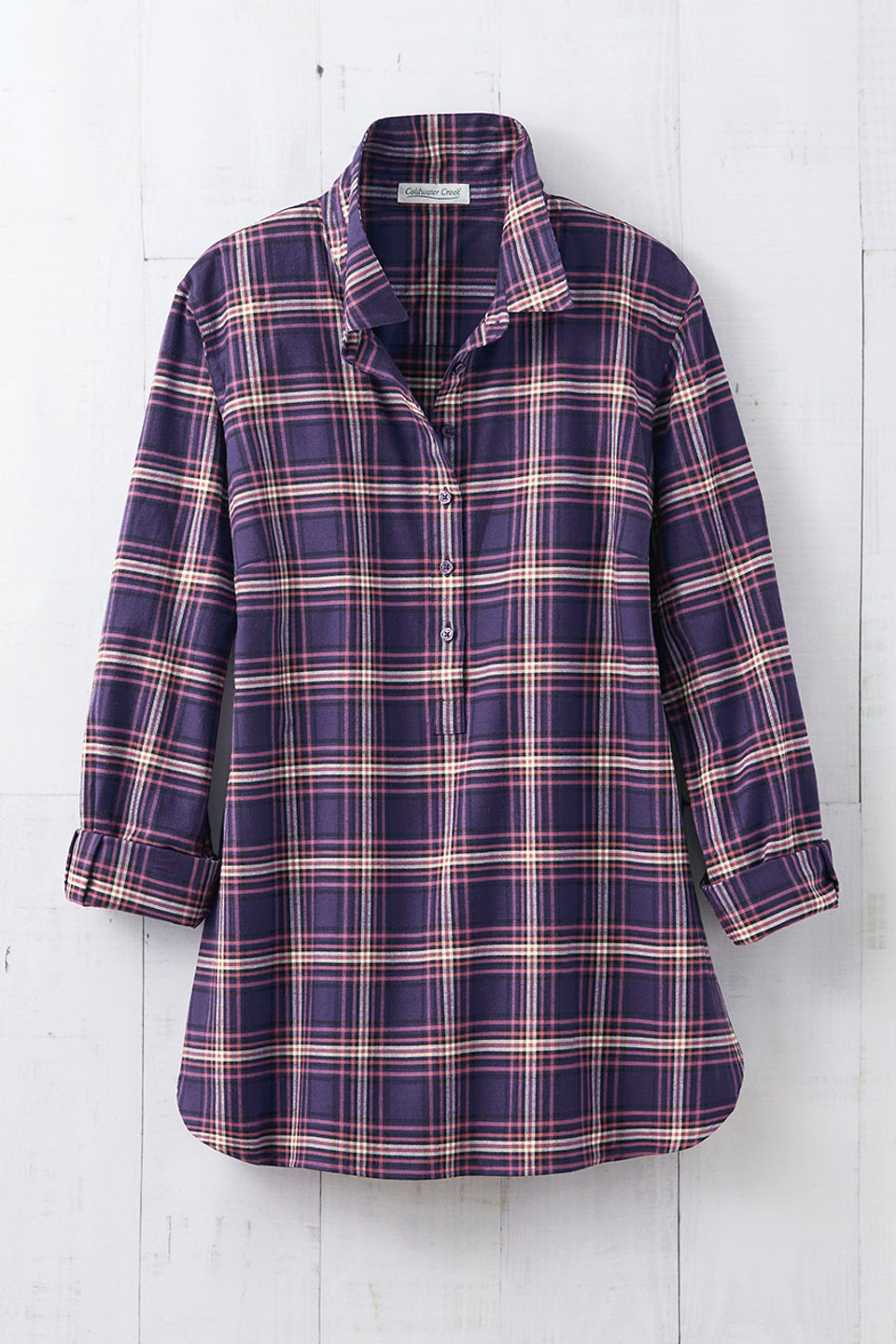 Festivity Celebration Plaid Tunic - Coldwater Creek