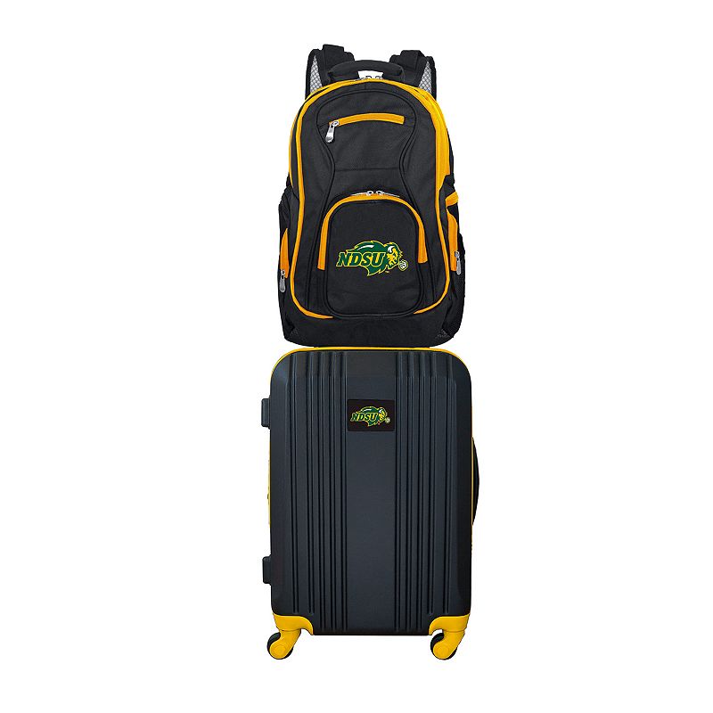 North Dakota State Bison Wheeled Carry-On Luggage and Backpack Set