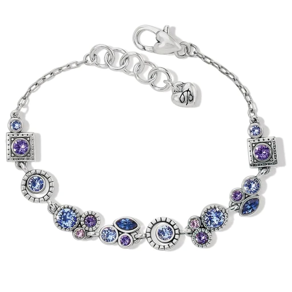 Brighton  Halo Radiance Bracelet in Silver-Tanzanite