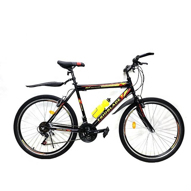 26 Inch 21 speed Double disc steel or aluminium alloy mountain bike male and female suspension cycling Bicycle