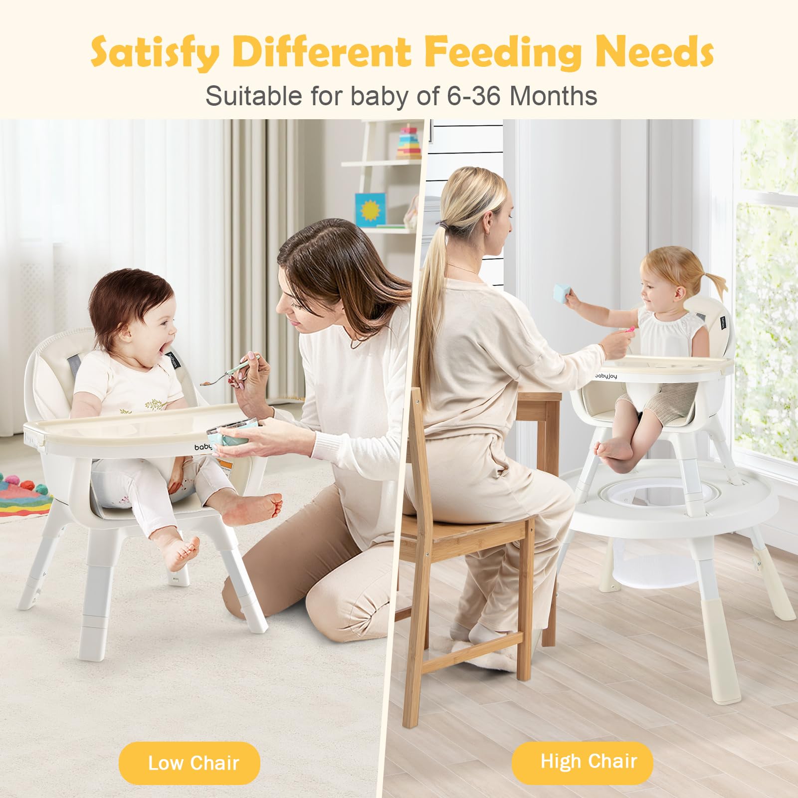 BABY JOY 7 in 1 Baby High Chair