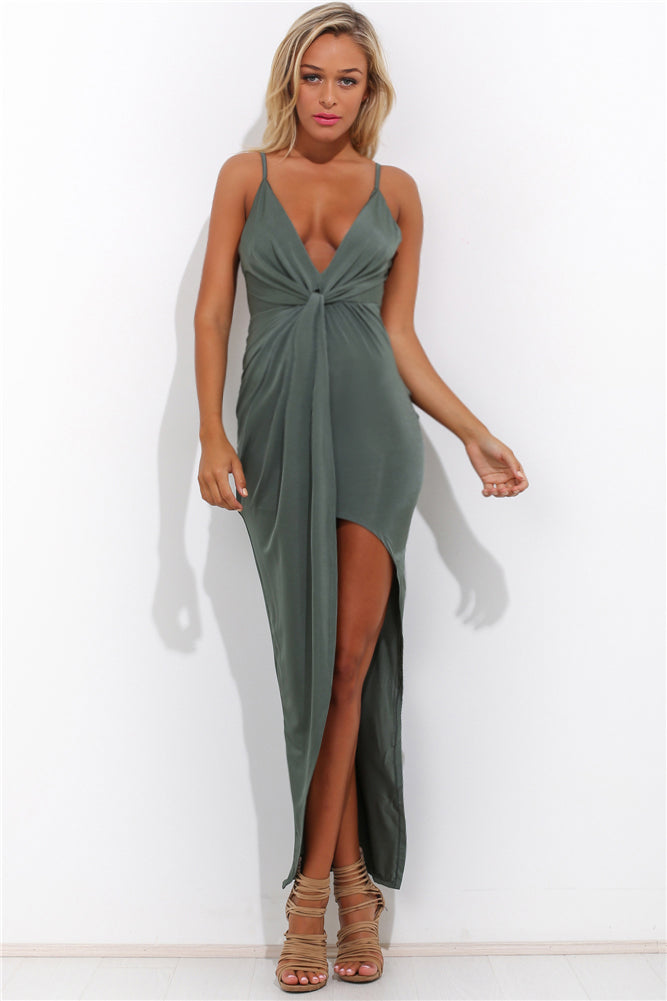 Lose Myself Maxi Dress Olive