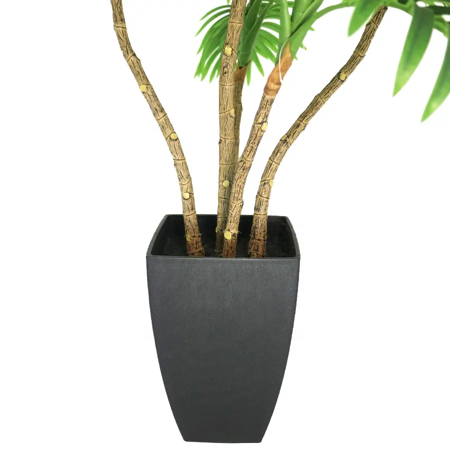 Decor living room supplies 105cm high artificial 42lvs mini palm tree