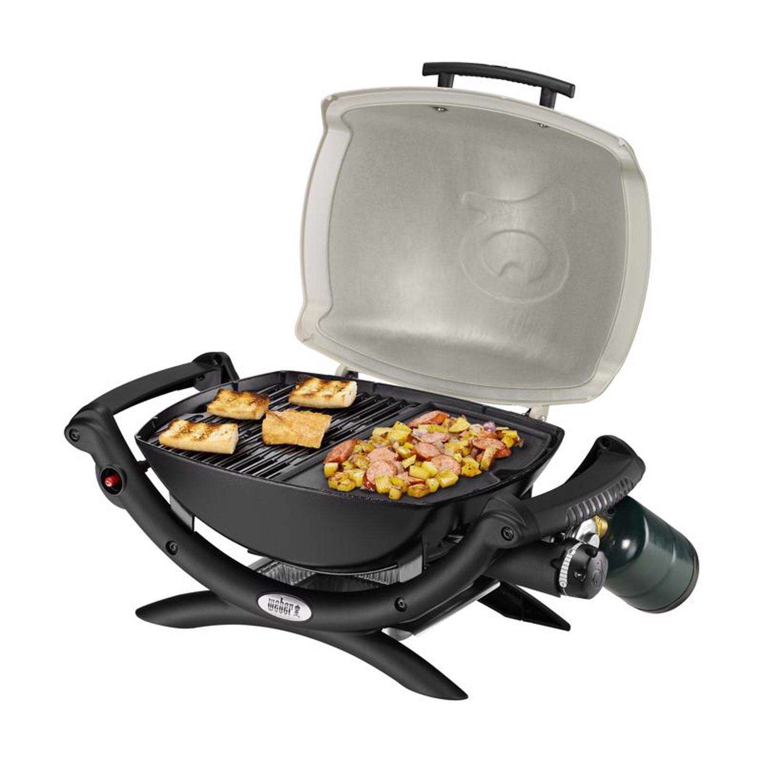 Weber Q 100/1000 Cast Iron/Porcelain Grill Top Griddle 12.6 in. L X 8.6 in. W 1 pk