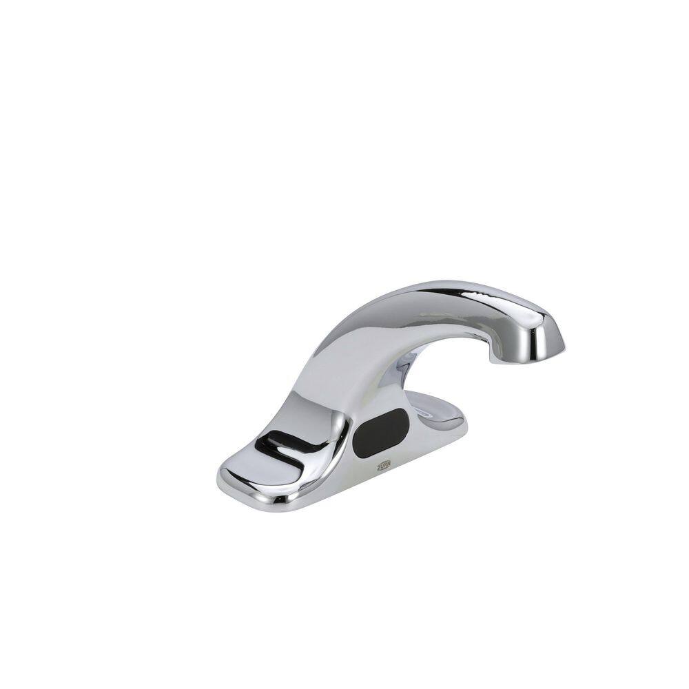 Zurn AquaSense Center-Set Sensor Faucet with 0.5 GPM Aerator and 4 in. Deck-Mount Spout Chrome Z6915-XL