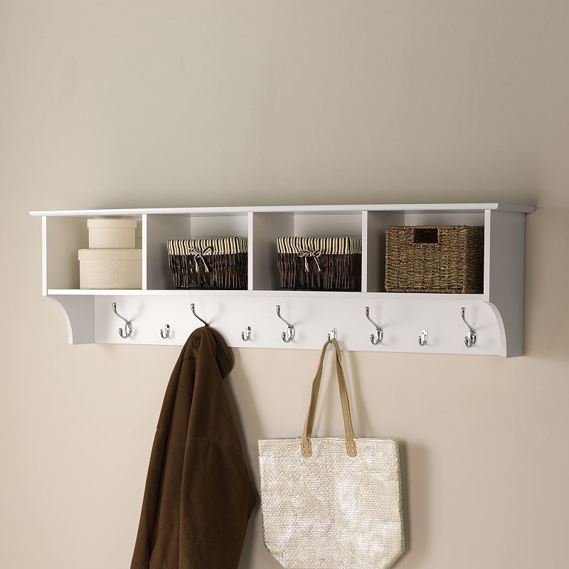 60-in. Entryway Cubby Shelf