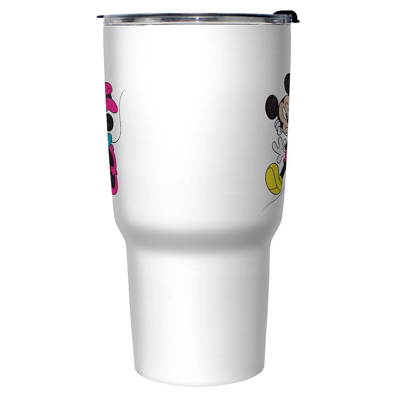 Mickey and Minnie Valentines Stainless Steel Travel Mug